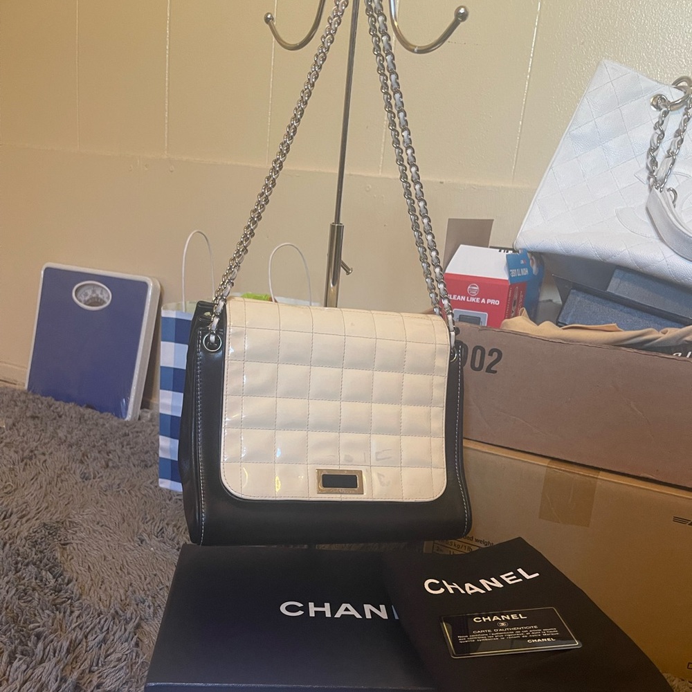 Authentic Chanel Chocolate Bar Bag